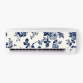 Blue Floral AC Sticker
