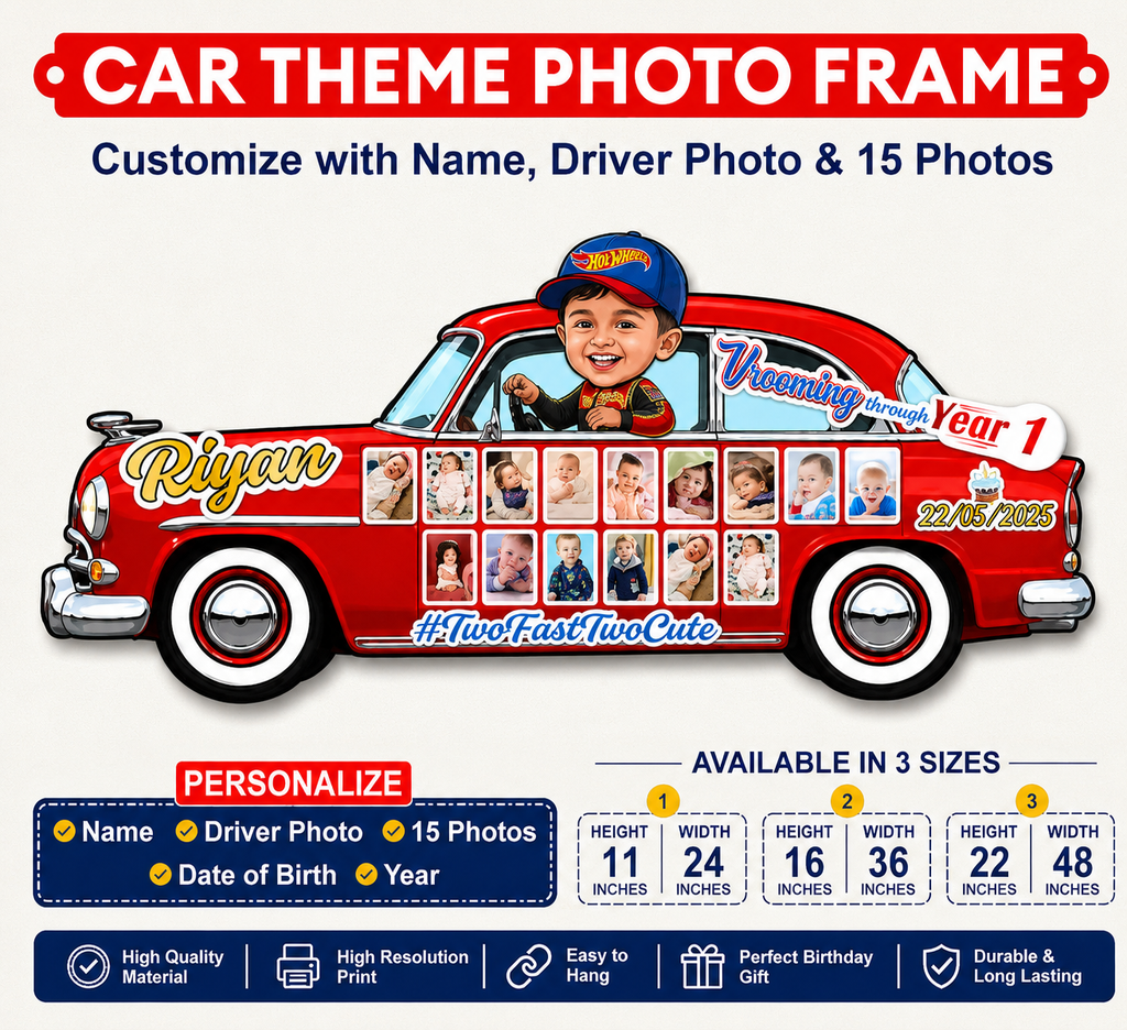 Car Theme Photo Frame