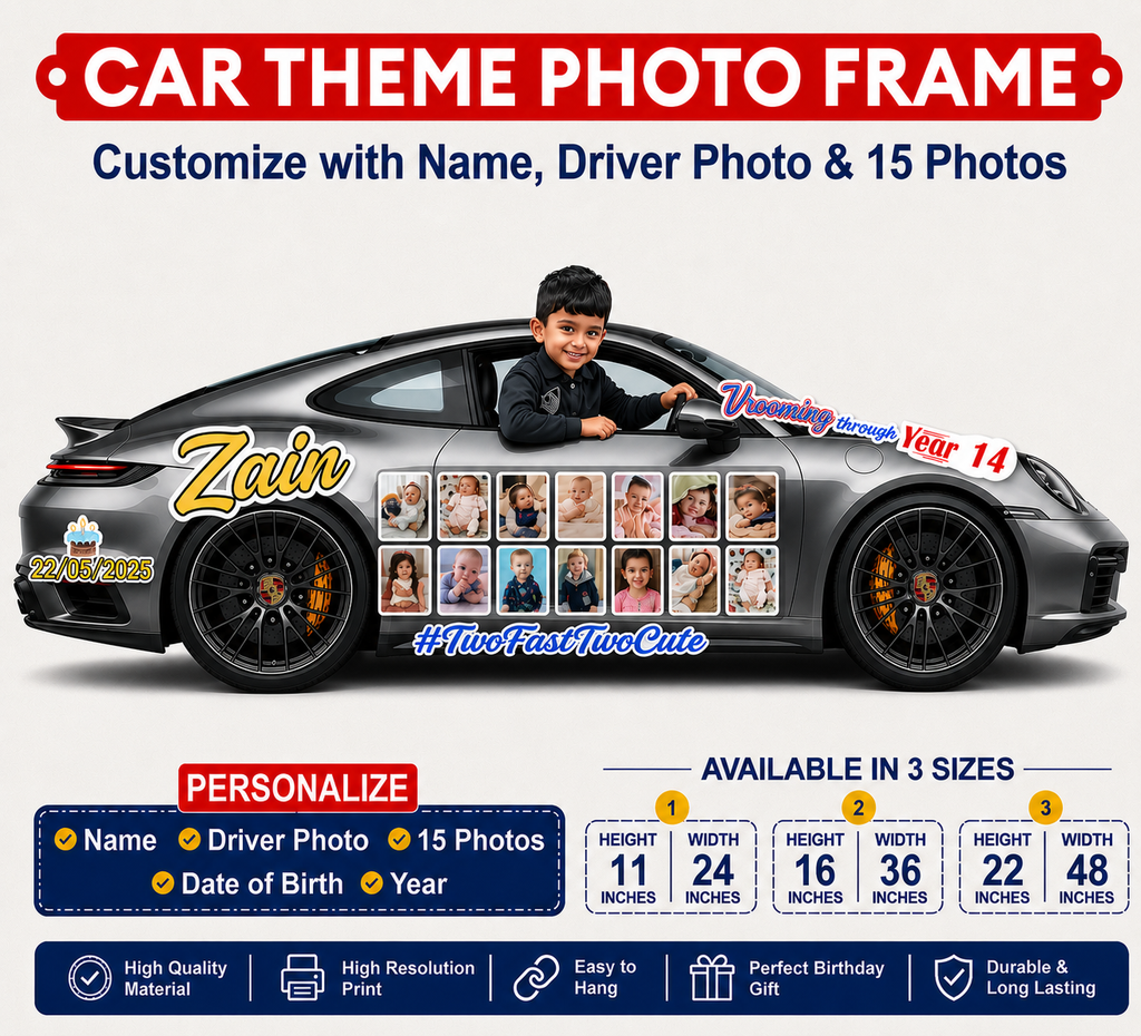 Porsche Car Theme Photo Frame
