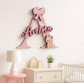 3D Initial Namezter Wooden Decor