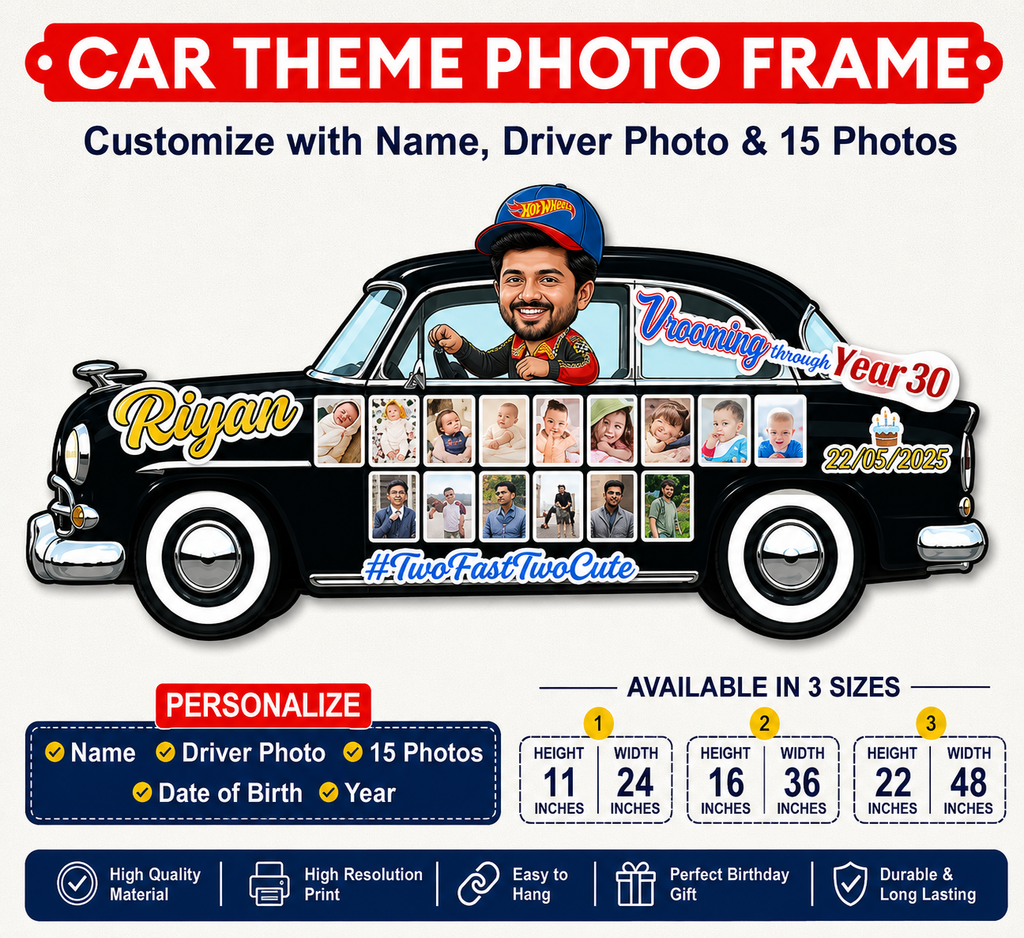 Car Theme Photo Frame