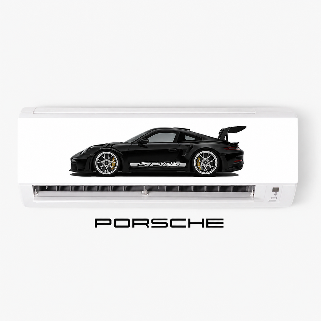 Blue Porsche AC Sticker