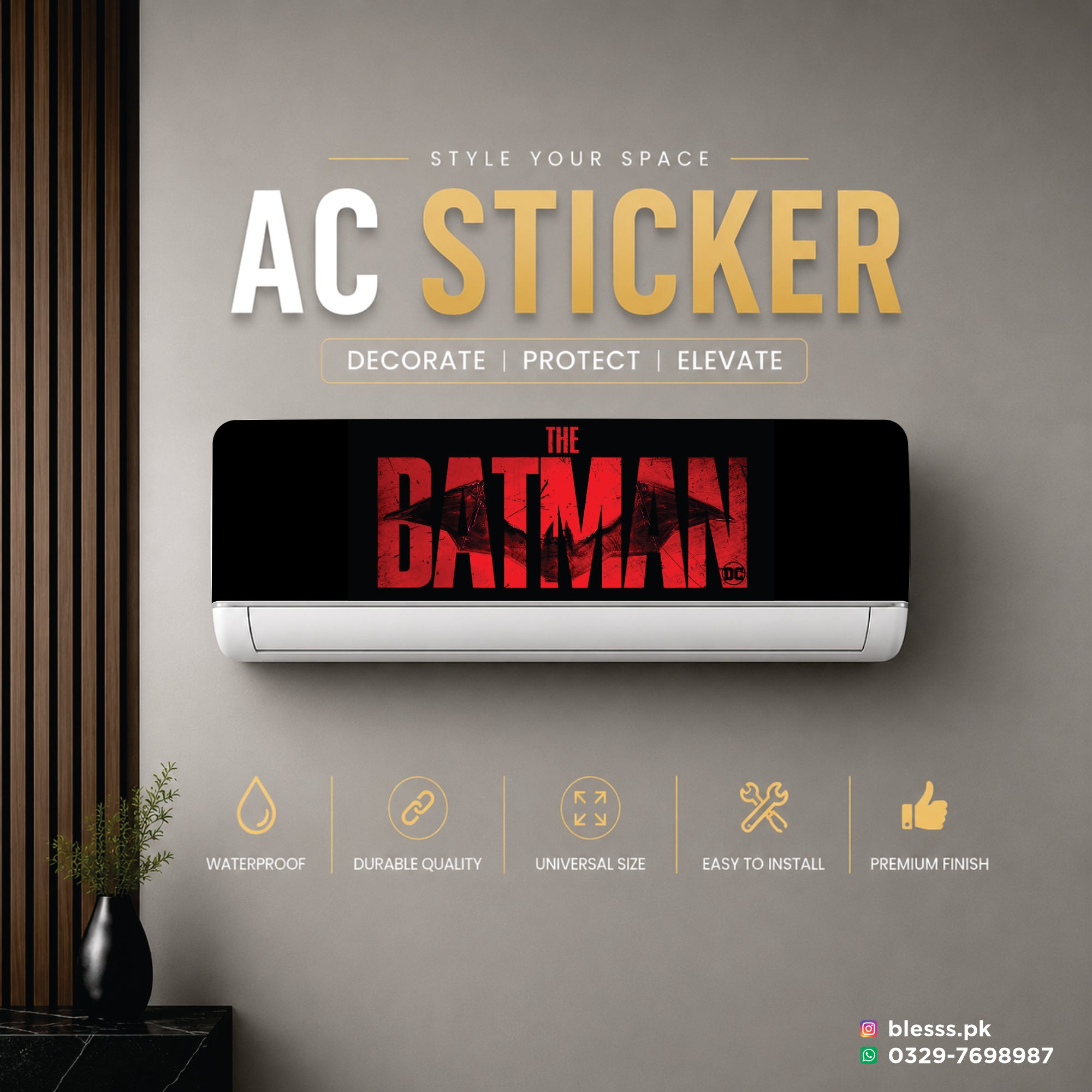 Batman AC Sticker
