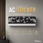 Butterflies & Flowers AC Sticker