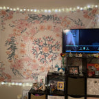 Floral Mandala Tapestry