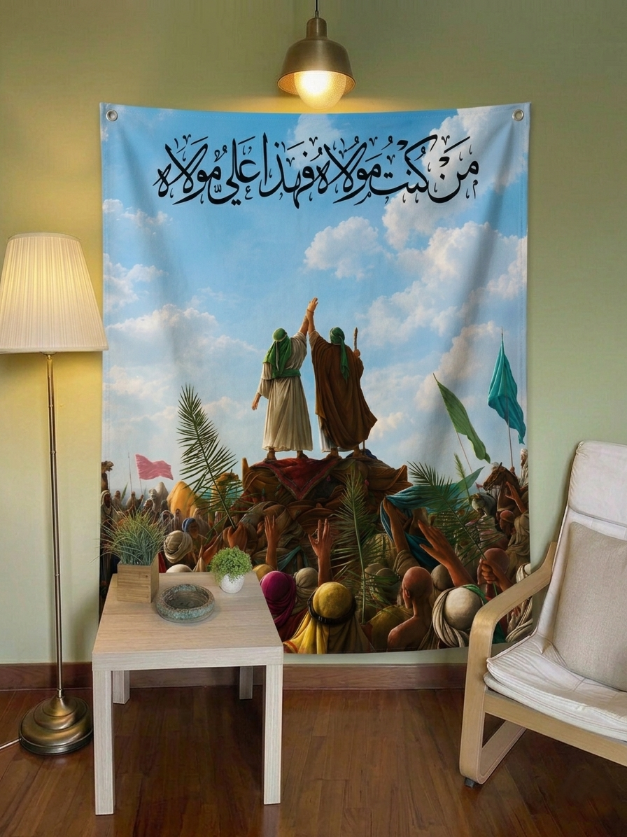 Haq-e-Ali Decor Tapestry | Eid e Ghadeer Special Edition
