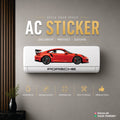 Porsche AC Sticker