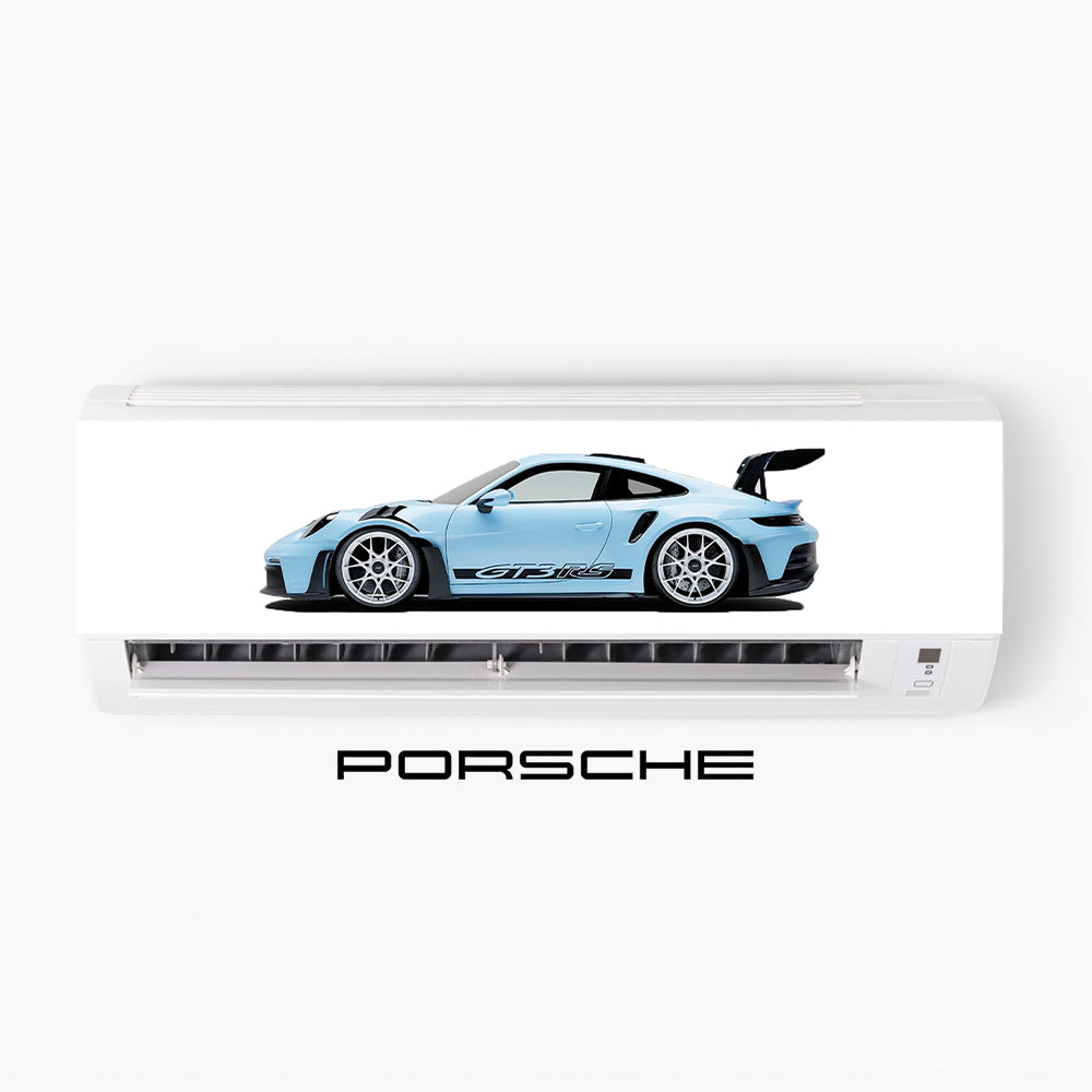 Blue Porsche AC Sticker