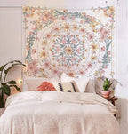 Floral Mandala Tapestry