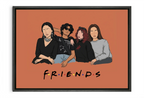 Customized Besties Art | F.R.I.E.N.D.S Inspired