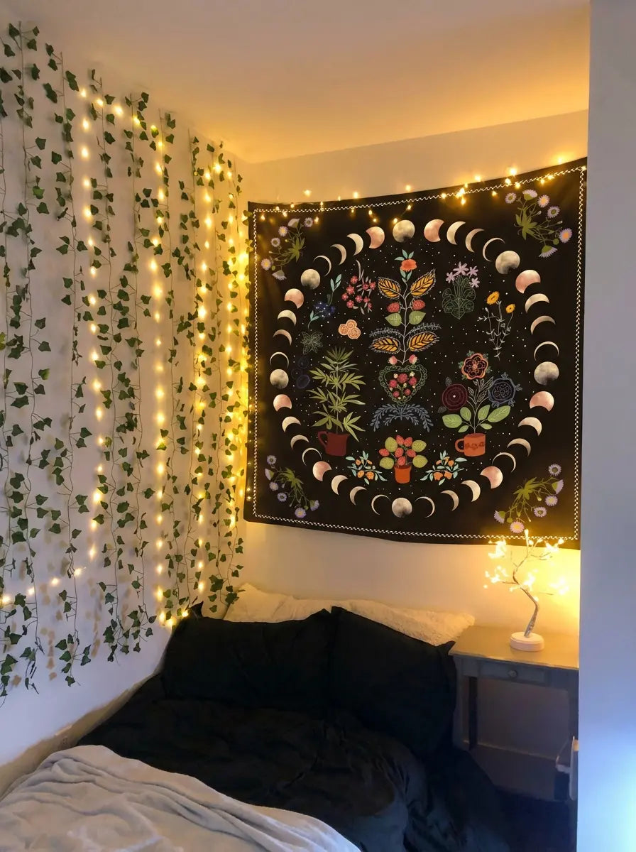 Moon Mandala Tapestry