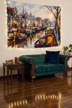 Amsterdam Canal Tapestry