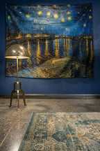Van Gogh: Night Over The Rhone Tapestry