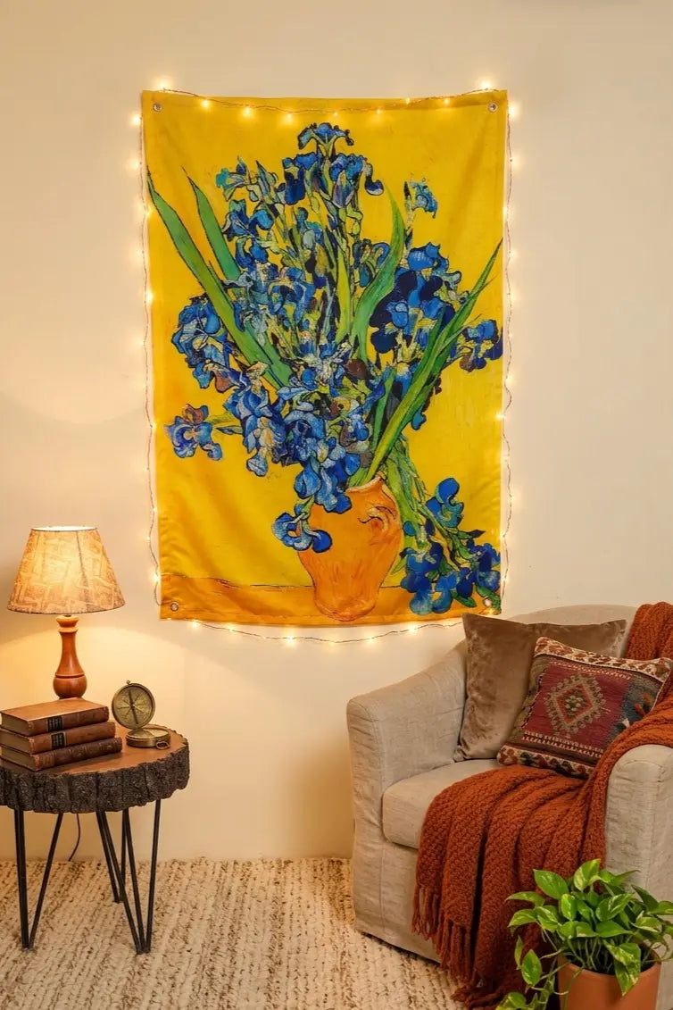 Vase with Irises | Tapestry