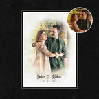 Custom Couple Portrait | Watercolor Art